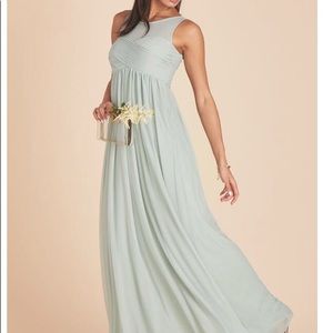 Beautiful sage green bridesmaid dress!
